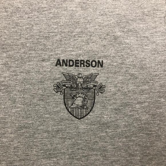 Men's Grey Army Logo Graphic Tee Shirt - Picture 3 of 3